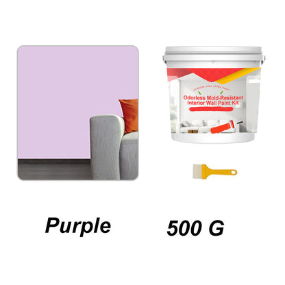Odorless Mold-Resistant Interior Wall Paint Kit