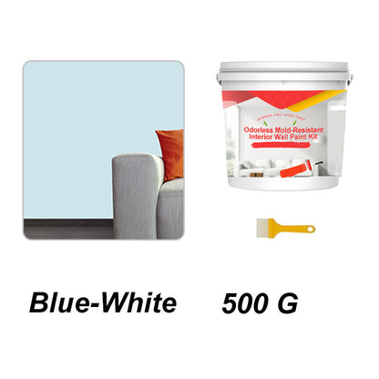 Odorless Mold-Resistant Interior Wall Paint Kit
