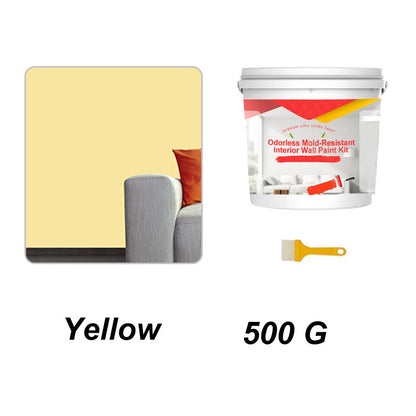 Odorless Mold-Resistant Interior Wall Paint Kit