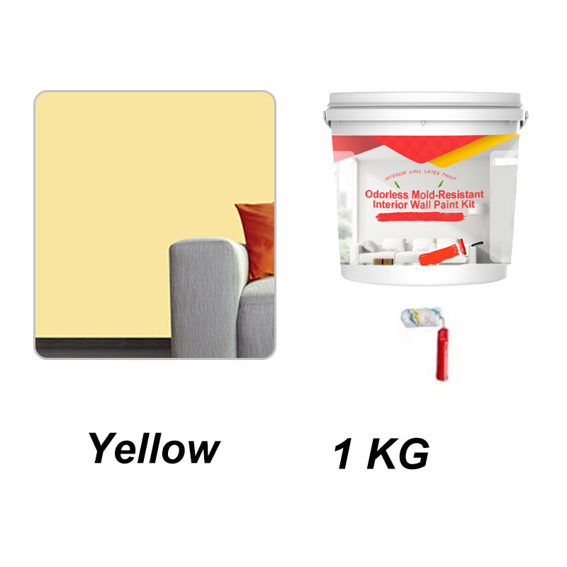 Odorless Mold-Resistant Interior Wall Paint Kit