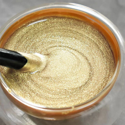 🏡Weather resistant water-based gold paint