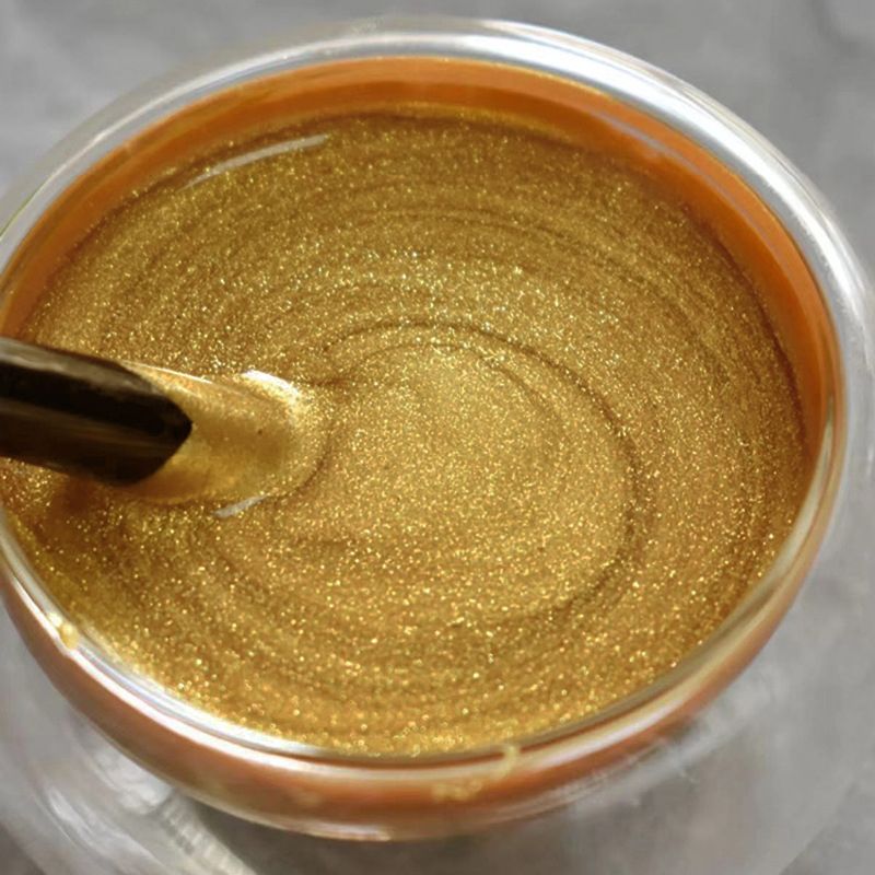 🏡Weather resistant water-based gold paint