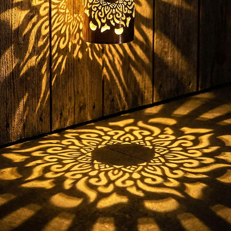 🌞 50% OFF NOW! 🌀 Solar Mandala Light – Stunning Pattern Projection, 2-in-1 Floor & Wall Design & IP65 Waterproof Auto On/Off 🌿