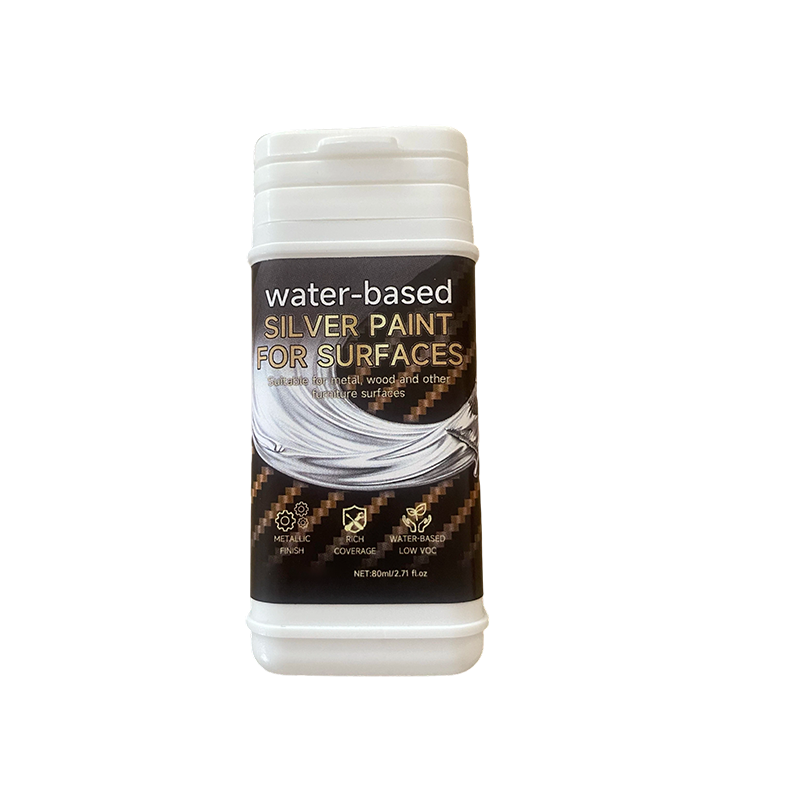 🎨✨ Water-based Silver Paint – Eco-friendly, quick-drying, with a shiny silver finish – Pay on delivery 🖌️✅