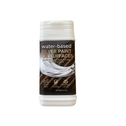 🎨✨ Water-based Silver Paint – Eco-friendly, quick-drying, with a shiny silver finish – Pay on delivery 🖌️✅